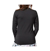 Sofibella Women's Uv Colors Staples Long Sleeve Tennis Shirt