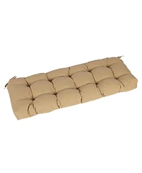 Aoodor 46" x 19.7" 5.1" Outdoor Polyester Tufted Bench Cushion, Water-resistant & Fade-Resistant, Cushion for Love Seat
