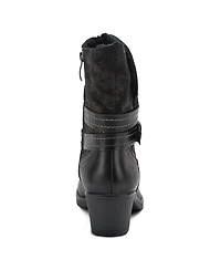 Spring Step Boisa Waterproof Mid Boot with Quilted Detail and Faux Fur Lining