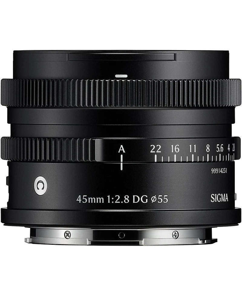 Sigma 45mm f/2.8 Dg Contemporary Lens for L Mount, Black