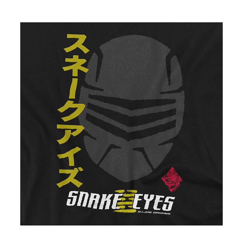 Logovision Men's Snake Eyes G.i. Joe Origins Kanji T Shirt
