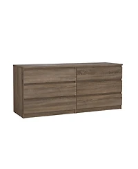 Scottsdale 6 Drawer Double Dresser