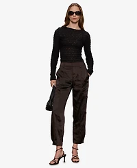 Sanctuary Women's Sahara Satin Tapered Pants