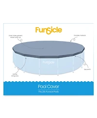 Funsicle 20ft Round Above Ground Frame Pool Debris Cover, Accessory Only
