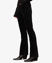 Sanctuary Women's Velveteen Brook Bootcut Stretch Pants