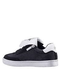 Nina Little and Big Girls Glitter Low Top Sneakers