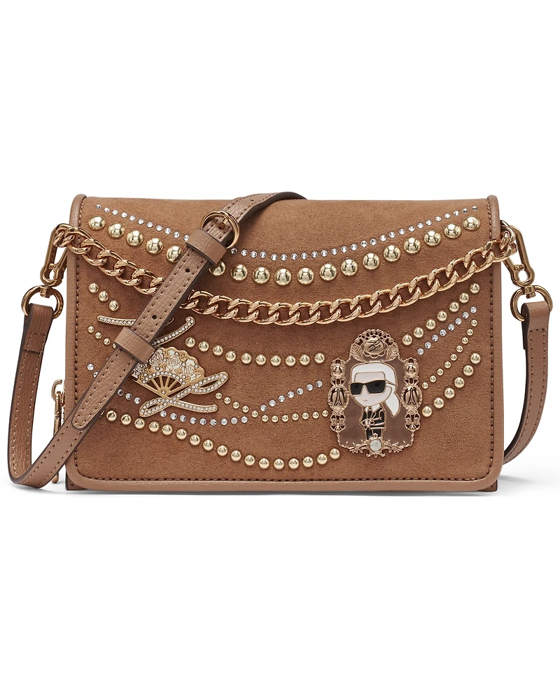 Karl Lagerfeld Paris Lourdes Mini Crossbody Bag