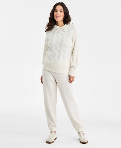On 34th Women's Sweater Cozy Joggers, Macy's Exclusive