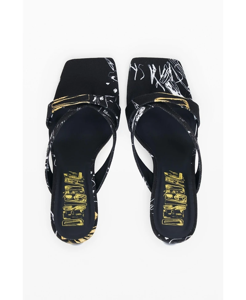 Desigual Women's Heart heel sandal