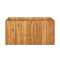 Garden Raised Bed 39.4"x39.4"x19.7" Solid Acacia Wood