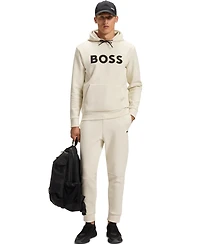 Boss by Hugo Men's Cotton-Blend Logo Hoodie