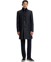 Boss by Hugo Men's Detachable Slim-Fit Coat