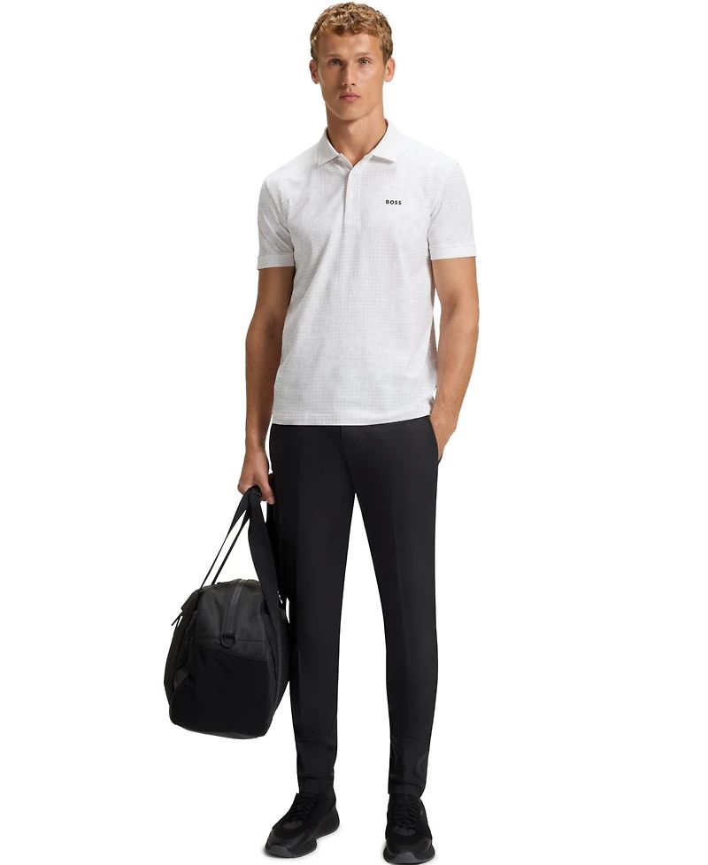 Boss by Hugo Men's Stretch-Cotton Polo Shirt