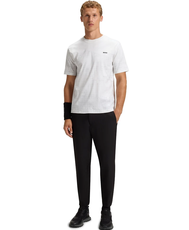 Boss by Hugo Men's Mercerised-Cotton T-Shirt