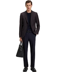 Boss by Hugo Men's Checked Virgin Wool Slim-Fit Blazer