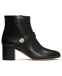 kate spade new york Women's Decorative Flower Block Heel Ankle Booties