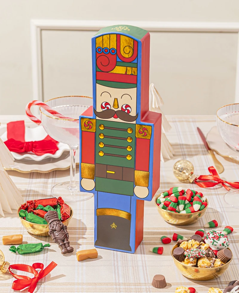 Bonnie & Pop Christmas Mixed Sweets Nutcracker Gift Box, 12 oz
