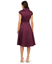 Adrianna Papell Women's Cap-Sleeve High-Low-Hem Dress