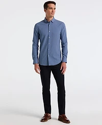 Perry Ellis Men's Long Sleeve Geometric Print Shirt
