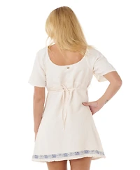 Rip Curl Women's Oceanic Embroidered Short Sleeve Dress