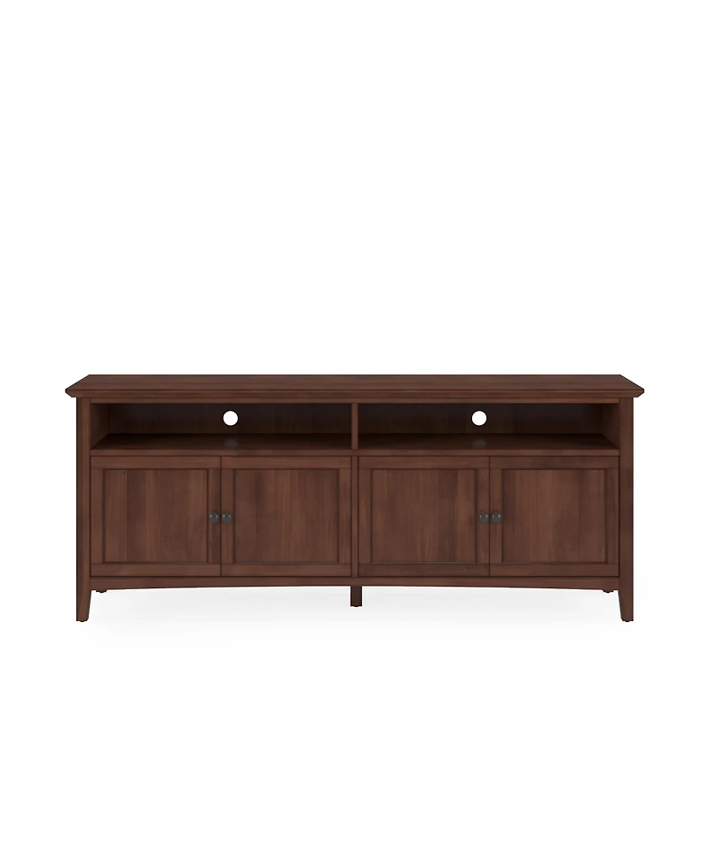 Furniture 74" Hedworth Wood Entertainment Console Drawer