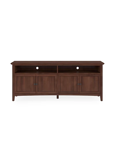 Furniture 74" Hedworth Wood Entertainment Console Drawer
