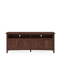 Furniture 74" Hedworth Wood Entertainment Console Drawer