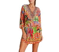 La Moda Clothing Women's Short Tunic Dress