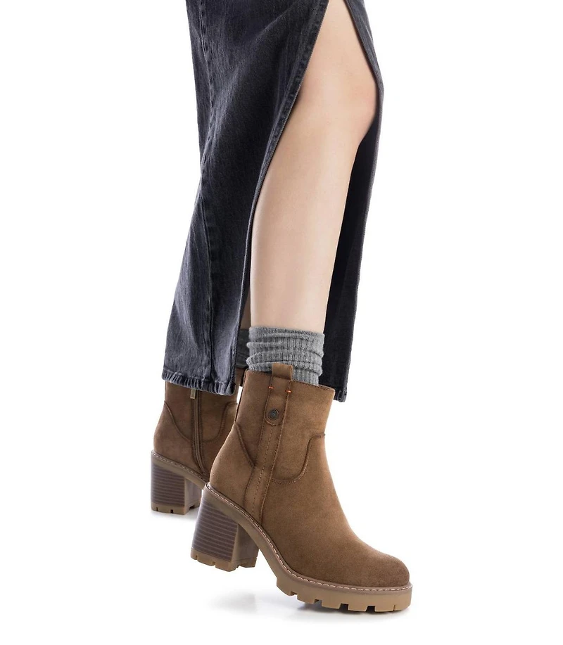 Xti Women's Suede Booties Refresh Collection By