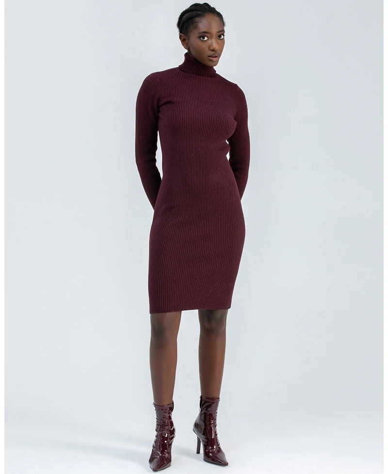 Pietro Brunelli Milano Women's Ribbed Celeste Mini Dress