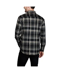 Tailorbyrd Men's Super Soft Plaid Sweater Shirt