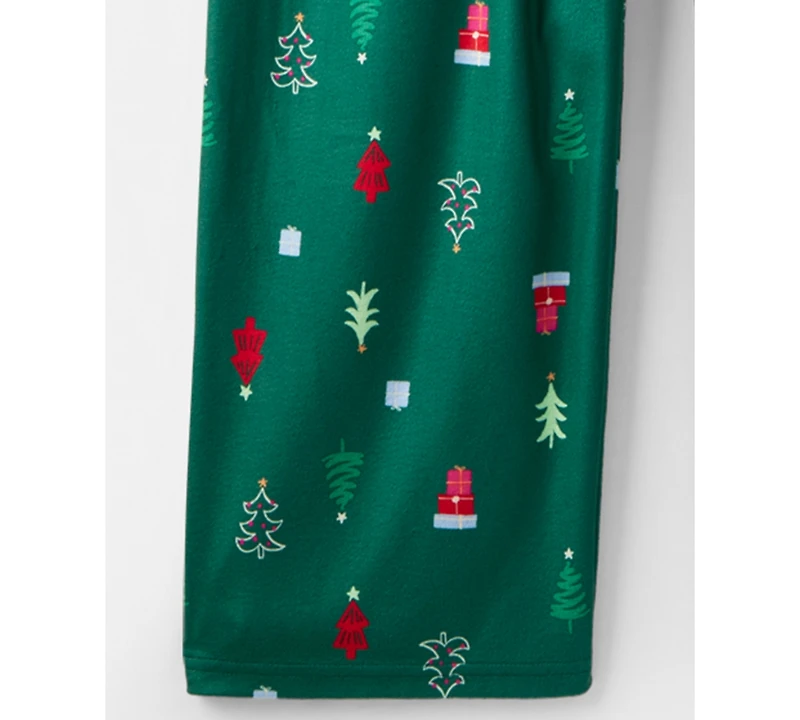 Carter's Adult Men or Women 2-Piece Christmas Tree Print Pajama Set