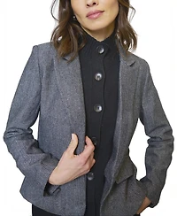 Central Park West Women's Billie Herringbone Jacket