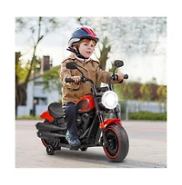 Electric Motorcycle Ride On Toy For Kids With Lights