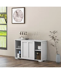 Volenca Kitchen Storage Cupboard Cabinet with Sliding Door