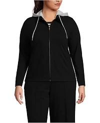 Lands' End Plus Long Sleeve Starfish Jacket
