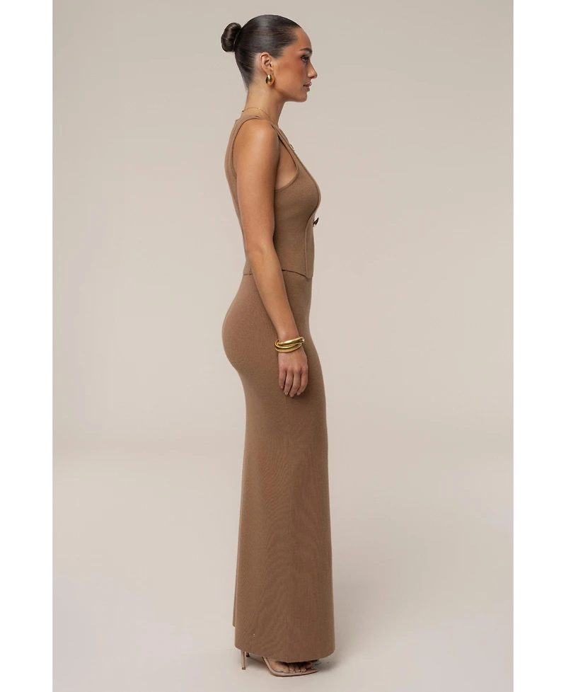 Jluxlabel Women's Soft Sands Knit Skirt Set