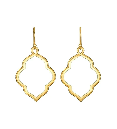 Satya Jewelry Full Bloom Lotus Petal Earrings