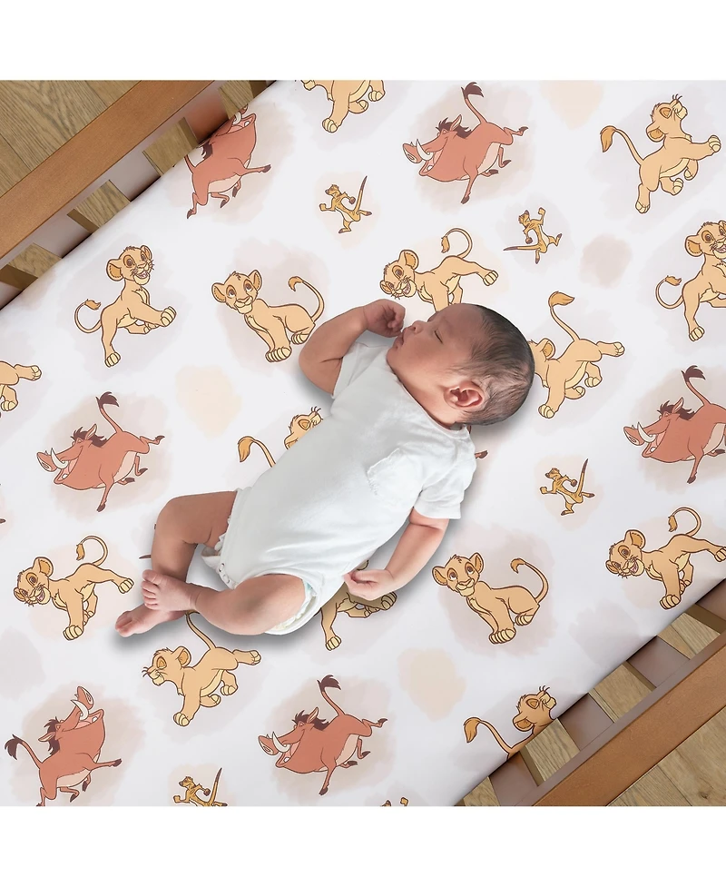 Lambs & Ivy Disney Baby Lion King Safari 3-Pc Infant Nursery Crib Bedding Set