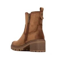 Women's Side Zipper Suede Booties Refresh Collection By Xti