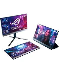 Asus Rog Strix XG17AHP 17.3" 16:9 Full Hd 240Hz Portable Ips Led Gaming Monitor, Built-In Speakers