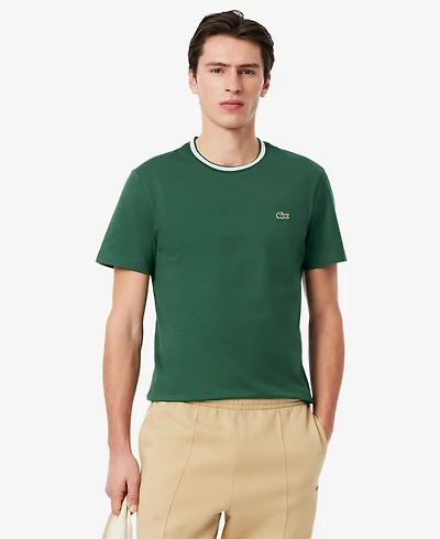 Lacoste Men's Ribbed Collar T-Shirt