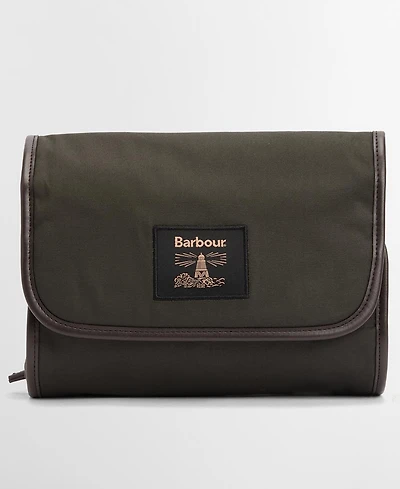 Barbour Men's Wax Hanging Washbag