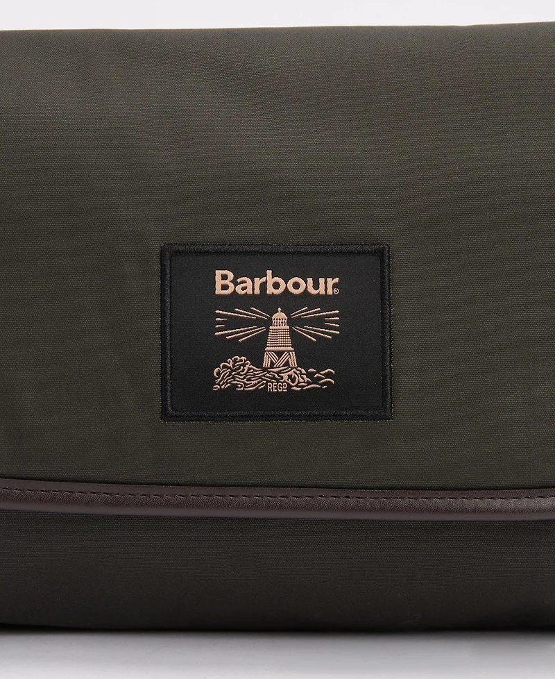Barbour Men's Wax Hanging Washbag