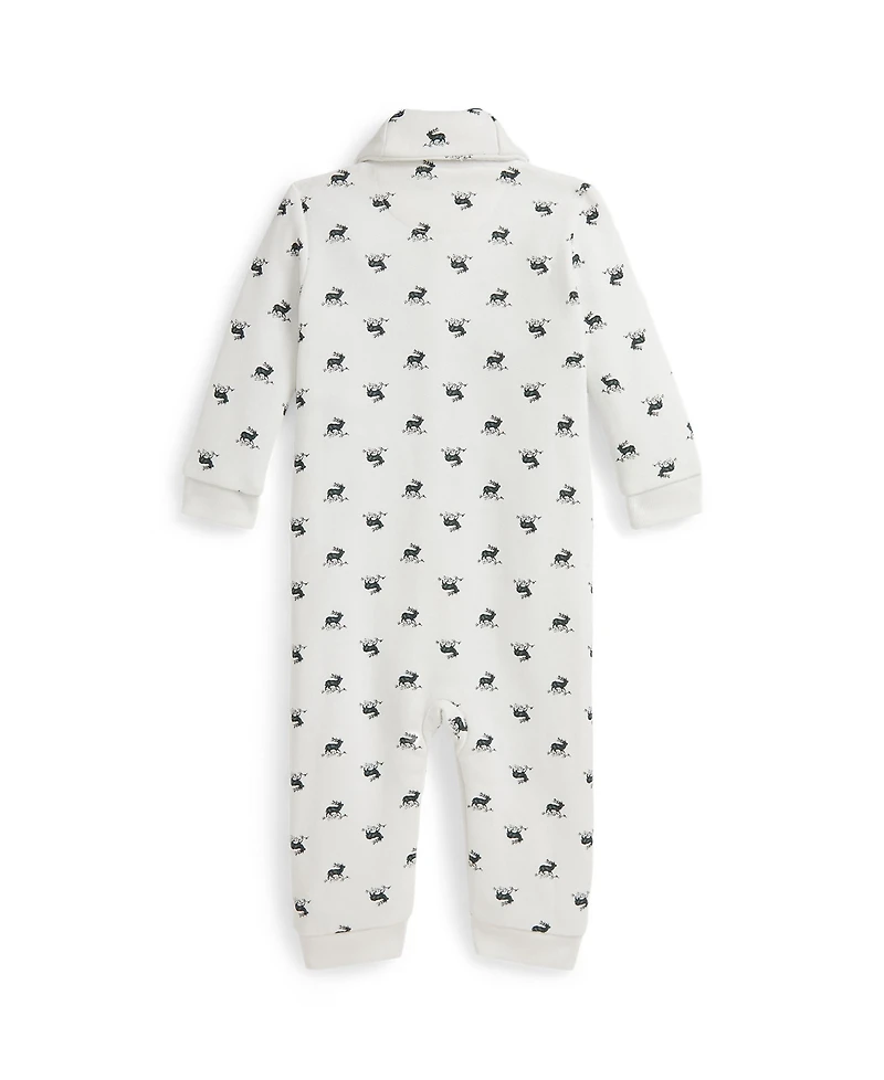 Polo Ralph Lauren Baby Boys Shawl Collar Sleep and Play Coverall