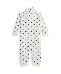 Polo Ralph Lauren Baby Boys Shawl Collar Sleep and Play Coverall
