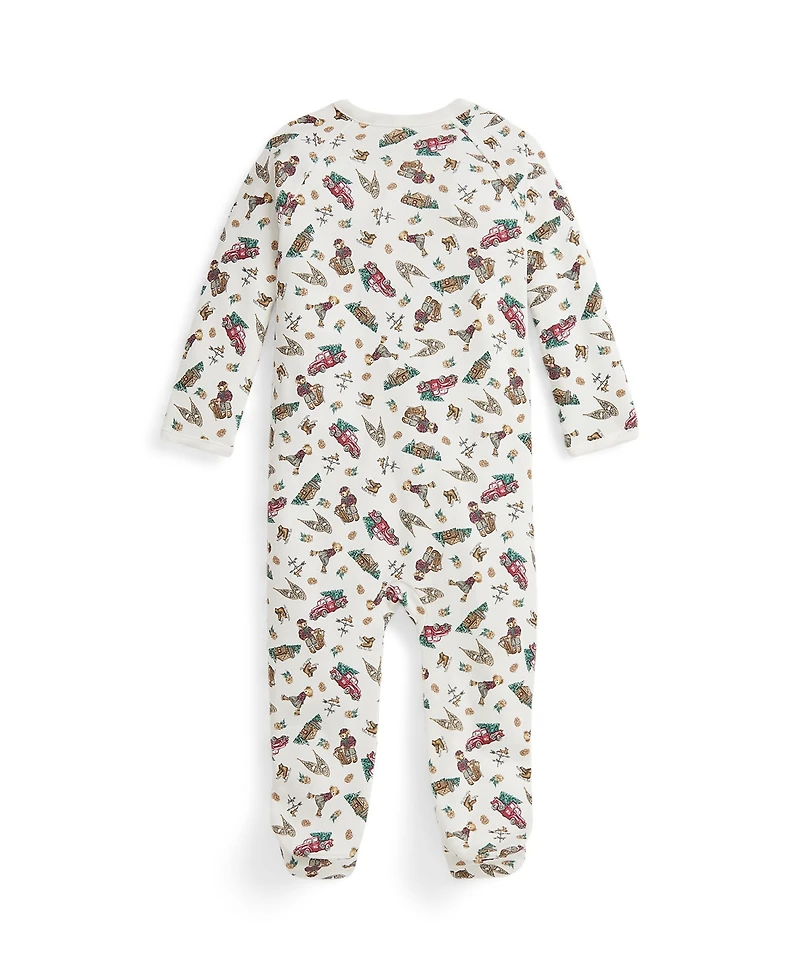 Polo Ralph Lauren Baby Boys Holiday Sleep and Play Coverall