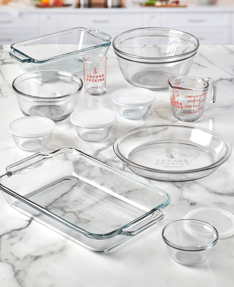 Anchor Hocking 15-Pc. Oven Basics Bakeware Set