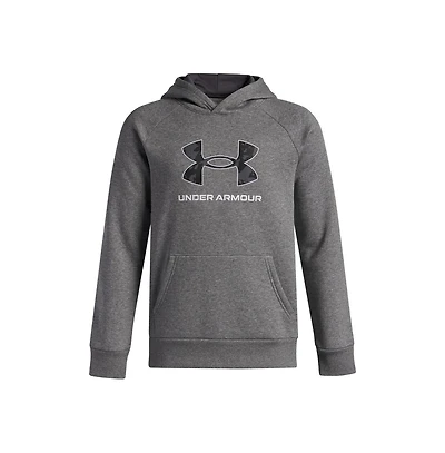 Under Armour Big Boys Rival Fleece Logo-Print Hoodie
