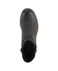 Spring Step Smokies Lug Sole Booties with Buckle Accent and Water-Resistant Finish